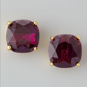 Kate Spade Purple Square Stud Earrings